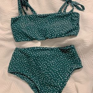 Green bikini